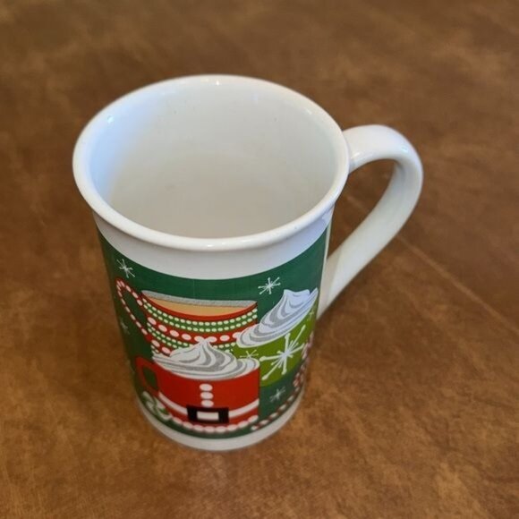 Holiday Themed Royal Norfolk Ceramic Coffee Mug 12 Oz Set OF 4 - Picture 4 of 14